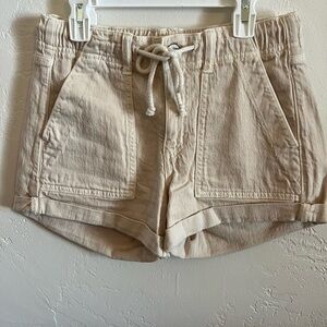American Eagle Outfitters Tan Cargo Shorts Relaxed Fit
